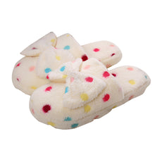 Load image into Gallery viewer, Winter Womens Indoor Home Shoes Faux Fur Warm Slippers