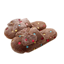 Load image into Gallery viewer, Winter Womens Indoor Home Shoes Faux Fur Warm Slippers
