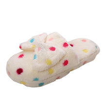 Load image into Gallery viewer, Winter Womens Indoor Home Shoes Faux Fur Warm Slippers