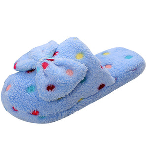 Winter Womens Indoor Home Shoes Faux Fur Warm Slippers